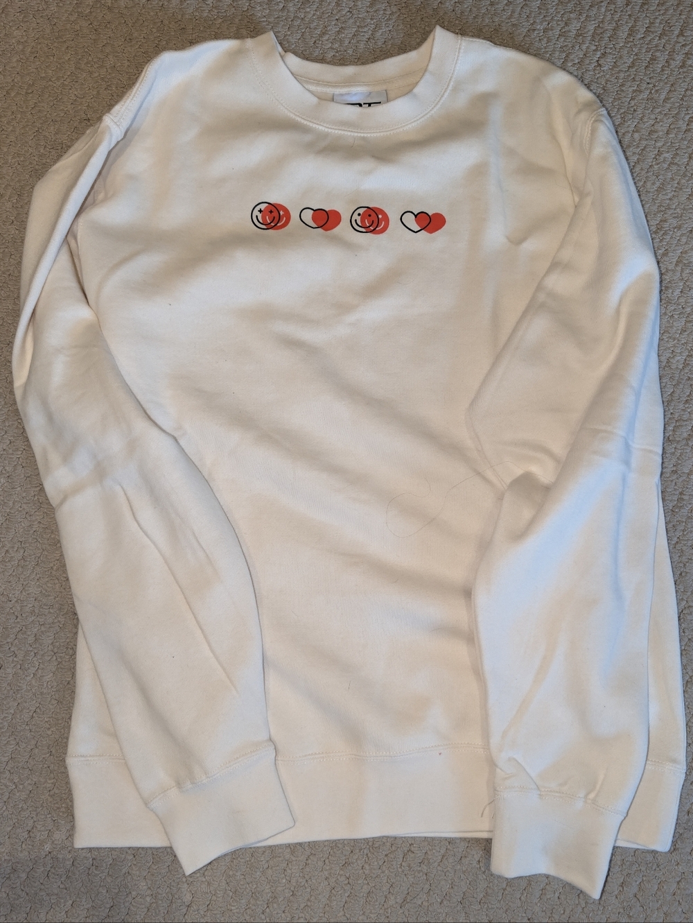 Dolan Twins Spread Positivity Crewneck Sweatshirt Size Medium New